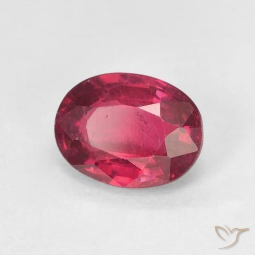 Rubino marmellata rossa naturale da 1.68 ct, Ovale, VS
