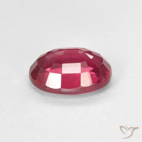 Rubino marmellata rossa naturale da 1.68 ct, Ovale, VS