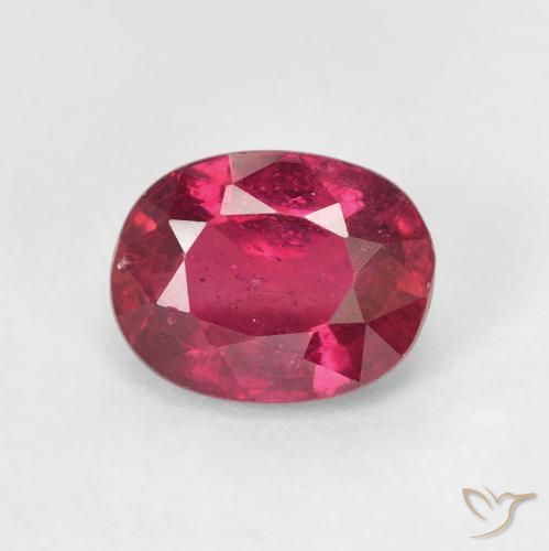 2.04ct Naturale marmellata rossa Rubino, Ovale, VS
