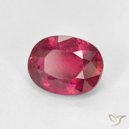 Rubino marmellata rossa naturale da 2.04 ct, Ovale, VS