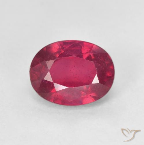 2.05ct Naturale Cremisi Profondo Rubino, Ovale, VS