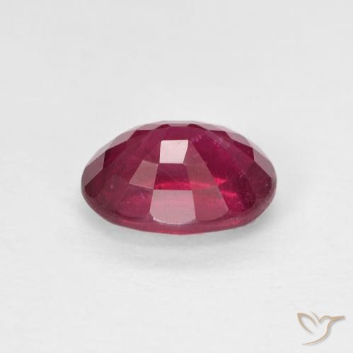 Rubino Medium Dark-Red naturale da 1.85 ct, Ovale, VS