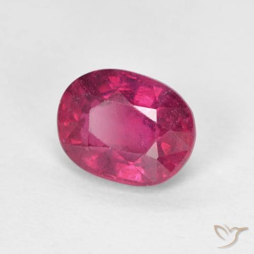 Rubino Rosso chiaro naturale da 1.88 ct, Ovale, VS