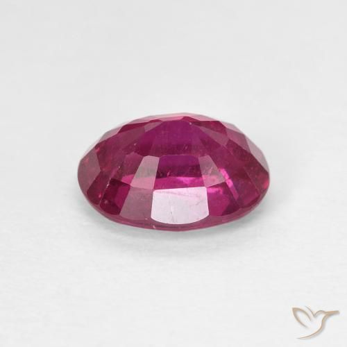 Rubino Rosso tendente al rosa naturale da 1.73 ct, Ovale, VS