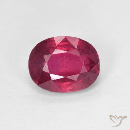 1.78ct Naturale Rosa rossastro intenso Rubino, Ovale, VS