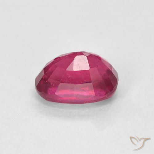 Rubino Rosso chiaro naturale da 1.29 ct, Ovale, VS