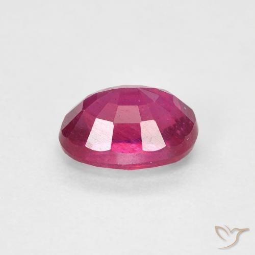 Rubino Rosso chiaro naturale da 1.24 ct, Ovale, VS