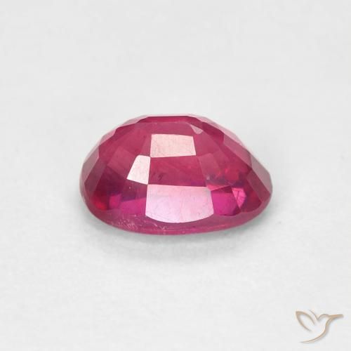 Rubino Rosso chiaro naturale da 1.18 ct, Ovale, VS