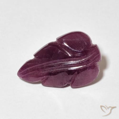 3.55ct Naturale Rosso viola Rubino, Taglio a fantasia, Opaco