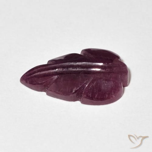 Rubino Rosso viola naturale da 3.55 ct, Taglio a fantasia, Opaco