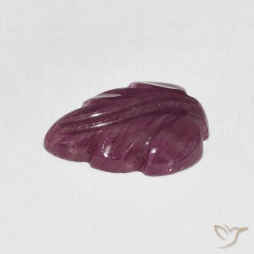 Rubino Medium Dark-Purple naturale da 3.28 ct, Taglio a fantasia, Opaco