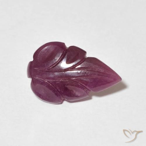 Rubino Rosso lampone naturale da 1.93 ct, Taglio a fantasia, Opaco