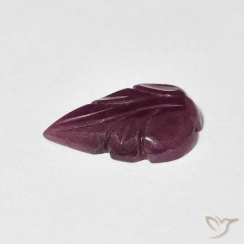 Rubino Rosso lampone naturale da 1.93 ct, Taglio a fantasia, Opaco