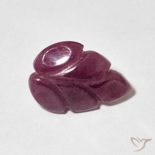 Rubino Rosso lampone naturale da 2.03 ct, Taglio a fantasia, Opaco