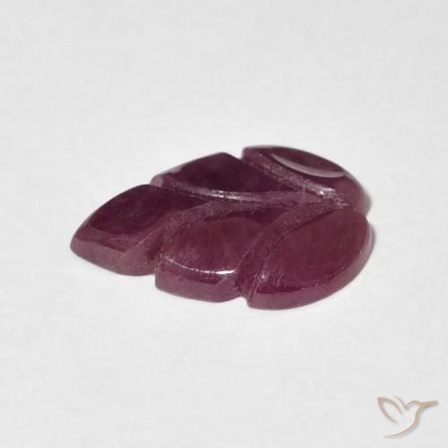 Rubino Rosso lampone naturale da 2.03 ct, Taglio a fantasia, Opaco