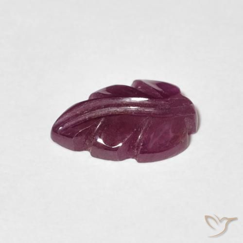 Rubino Medium Dark-Purple naturale da 1.89 ct, Taglio a fantasia, Opaco