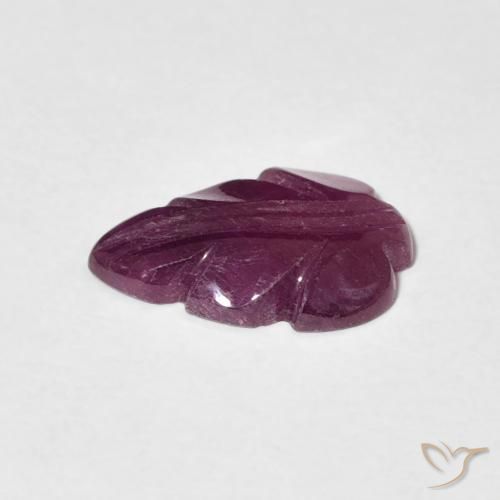 Rubino Medium Dark-Purple naturale da 1.86 ct, Taglio a fantasia, Opaco