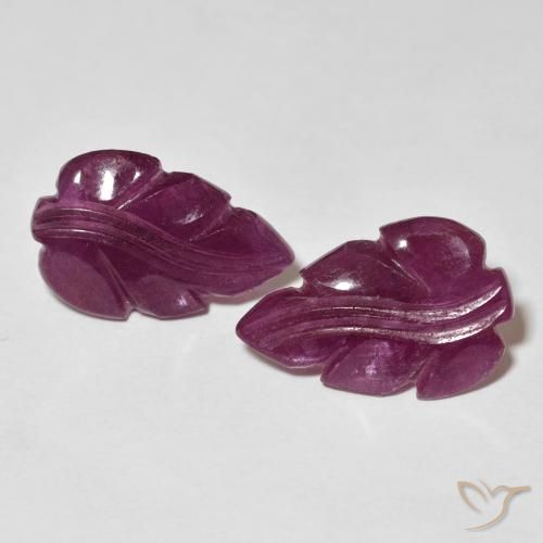 6.13ctw Naturale Medium Dark-Purple Rubino, Taglio a fantasia, Opaco
