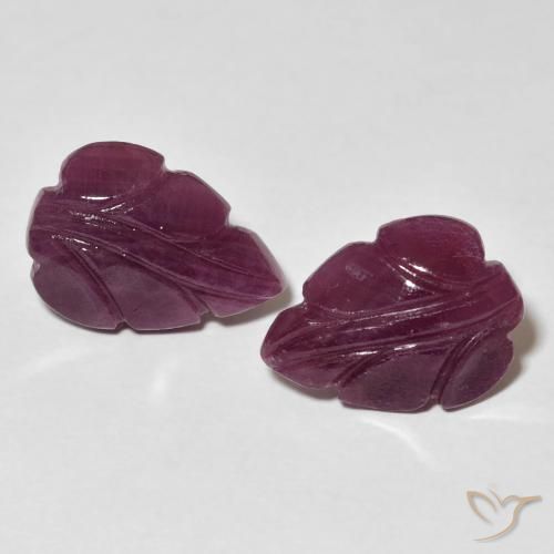 7.29ctw Naturale Rosso lampone Rubino, Taglio a fantasia, Opaco