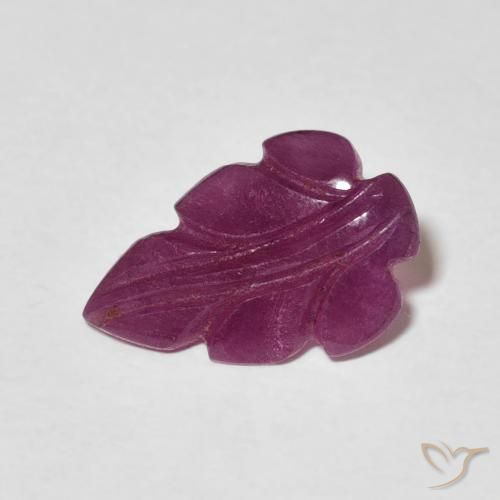 1.65ct Naturale Viola scuro Rubino, Taglio a fantasia, Opaco