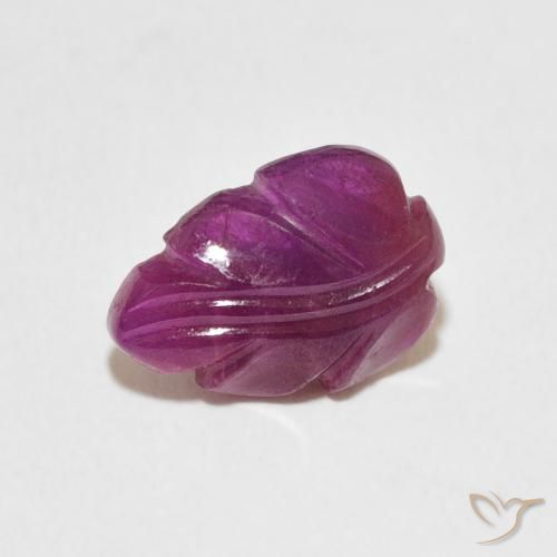 2.77ct Naturale Medium Dark-Purple Rubino, Taglio a fantasia, Opaco