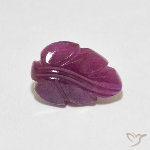 Rubino Medium Dark-Purple naturale da 2.77 ct, Taglio a fantasia, Opaco
