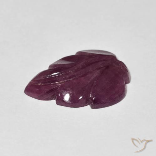 Rubino Medium Dark-Purple naturale da 4.64 ct, Taglio a fantasia, Opaco