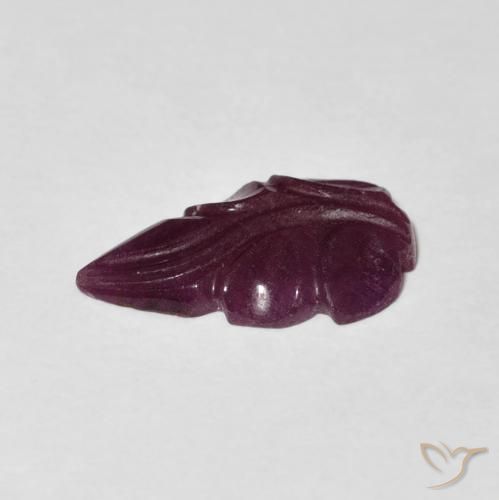 Rubino Medium Dark-Purple naturale da 2.40 ct, Taglio a fantasia, Opaco
