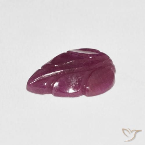 Rubino Rosso lampone naturale da 3.05 ct, Taglio a fantasia, Opaco