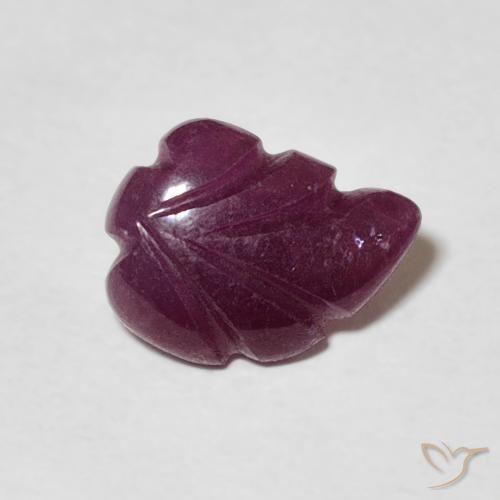 Rubino Rosso lampone naturale da 1.47 ct, Taglio a fantasia, Opaco