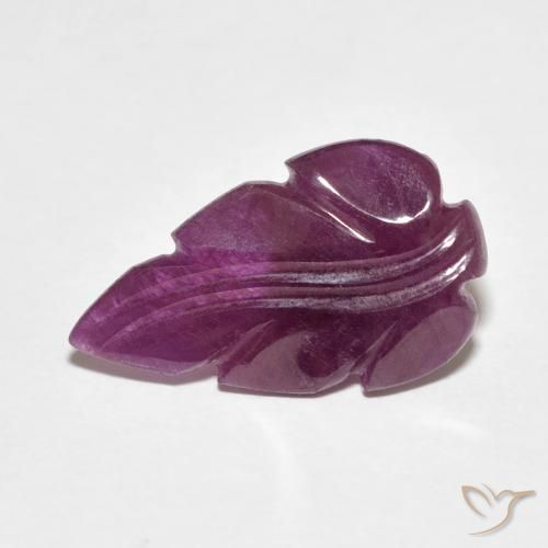 3.49ct Naturale sangria viola Rubino, Taglio a fantasia, Opaco