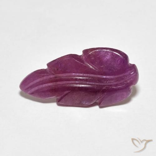 3.23ct Naturale sangria viola Rubino, Taglio a fantasia, Opaco