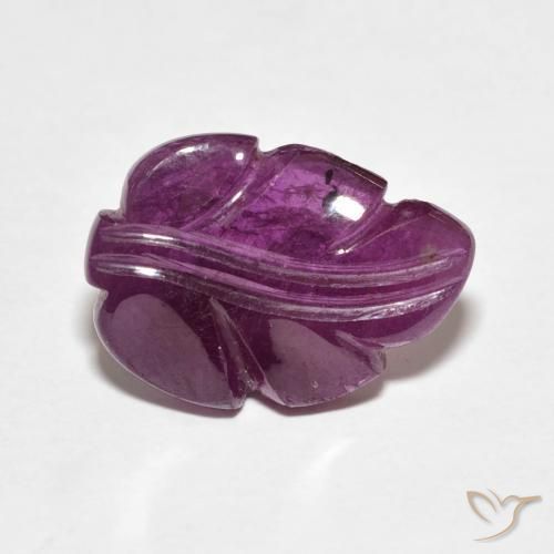 4.70ct Naturale Medium Dark-Purple Rubino, Taglio a fantasia, Opaco