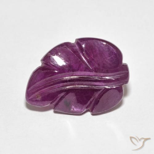 Rubino Medium Dark-Purple naturale da 4.70 ct, Taglio a fantasia, Opaco
