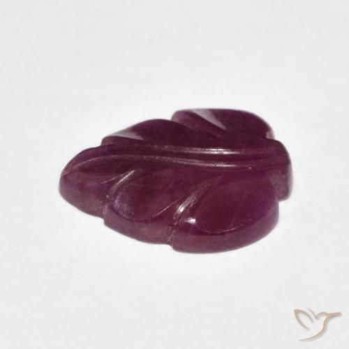 Rubino Medium Dark-Purple naturale da 3.57 ct, Taglio a fantasia, Opaco