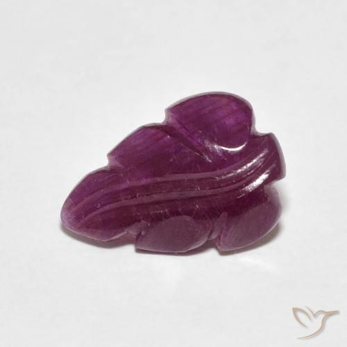 Rubino Viola Boysenberry naturale da 2.45 ct, Taglio a fantasia, Opaco