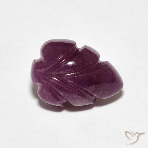 2.10ct Naturale Medium Dark-Purple Rubino, Taglio a fantasia, Opaco