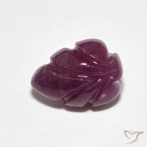 Rubino Medium Dark-Purple naturale da 2.10 ct, Taglio a fantasia, Opaco