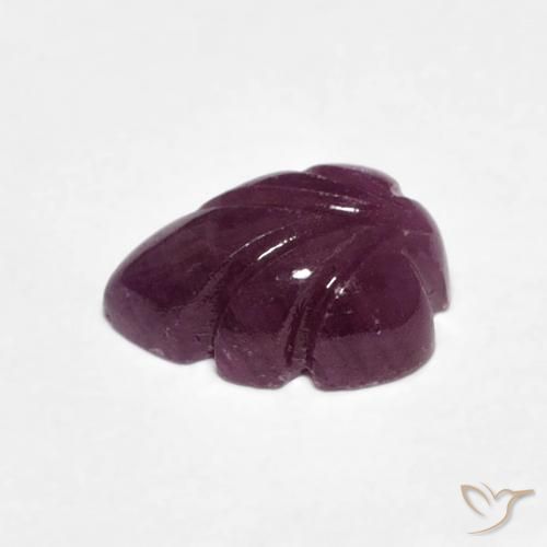 Rubino Medium Dark-Purple naturale da 2.10 ct, Taglio a fantasia, Opaco