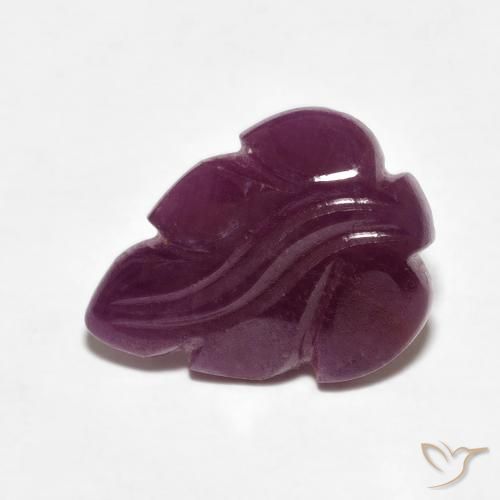 Rubino Medium Dark-Purple naturale da 4.42 ct, Taglio a fantasia, Opaco