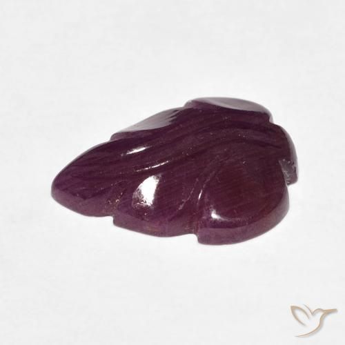 Rubino Medium Dark-Purple naturale da 4.42 ct, Taglio a fantasia, Opaco