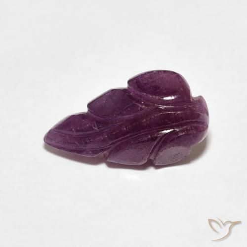 2.37ct Naturale Medium Dark-Purple Rubino, Taglio a fantasia, Opaco