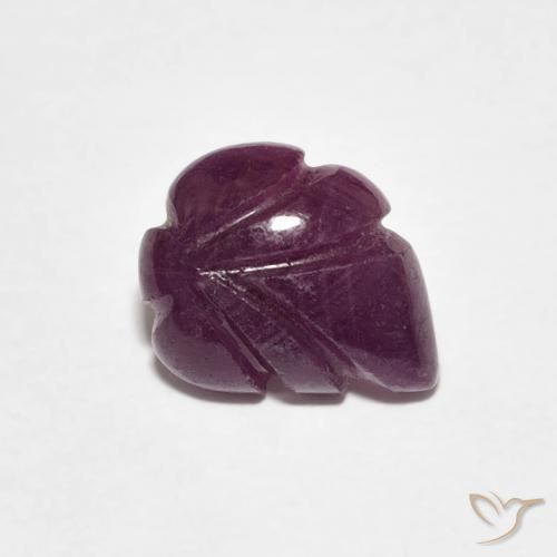 2.15ct Naturale Medium Dark-Purple Rubino, Taglio a fantasia, Opaco