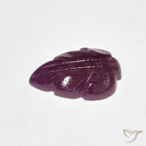 Rubino Medium Dark-Purple naturale da 2.30 ct, Taglio a fantasia, Opaco