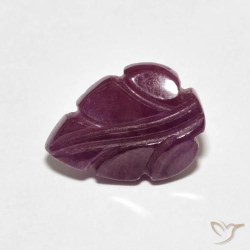 Rubino Rosso lampone naturale da 2.93 ct, Taglio a fantasia, Opaco