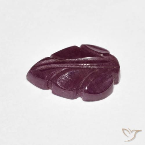 Rubino Rosso lampone naturale da 2.93 ct, Taglio a fantasia, Opaco