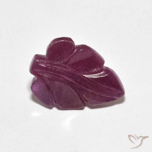 Rubino Medium Dark-Purple naturale da 2.98 ct, Taglio a fantasia, Opaco