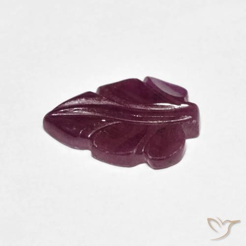 Rubino Medium Dark-Purple naturale da 2.98 ct, Taglio a fantasia, Opaco