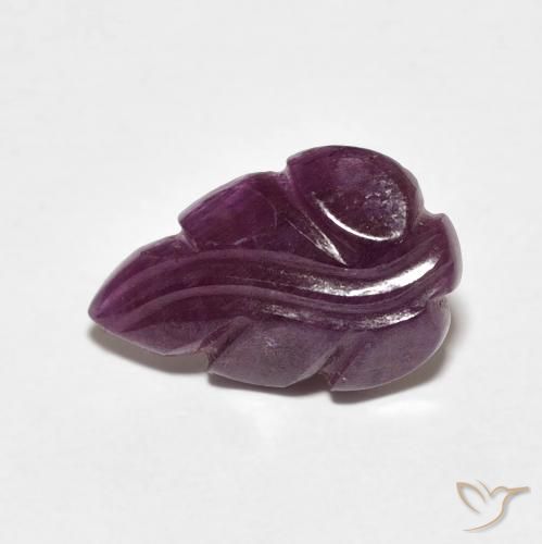 3.86ct Naturale Medium Dark-Purple Rubino, Taglio a fantasia, Opaco