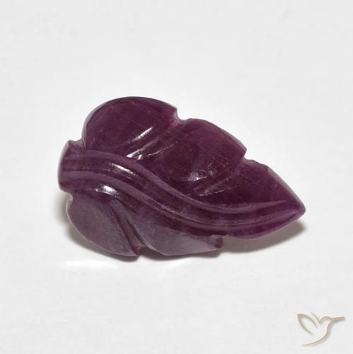 Rubino Medium Dark-Purple naturale da 3.86 ct, Taglio a fantasia, Opaco